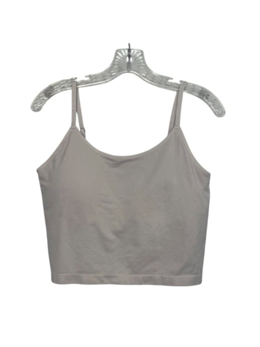 GXXGE Camisole Tank Top Cropped XXL Tan New Adjustable Strap Padded